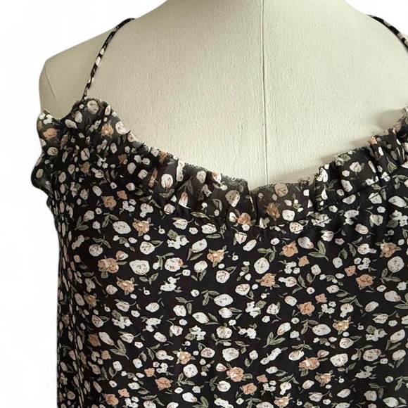 NWT Flawless High Low Ruffle Hem Floral Maxi Dress (size M) 207 - Picture 2 of 7